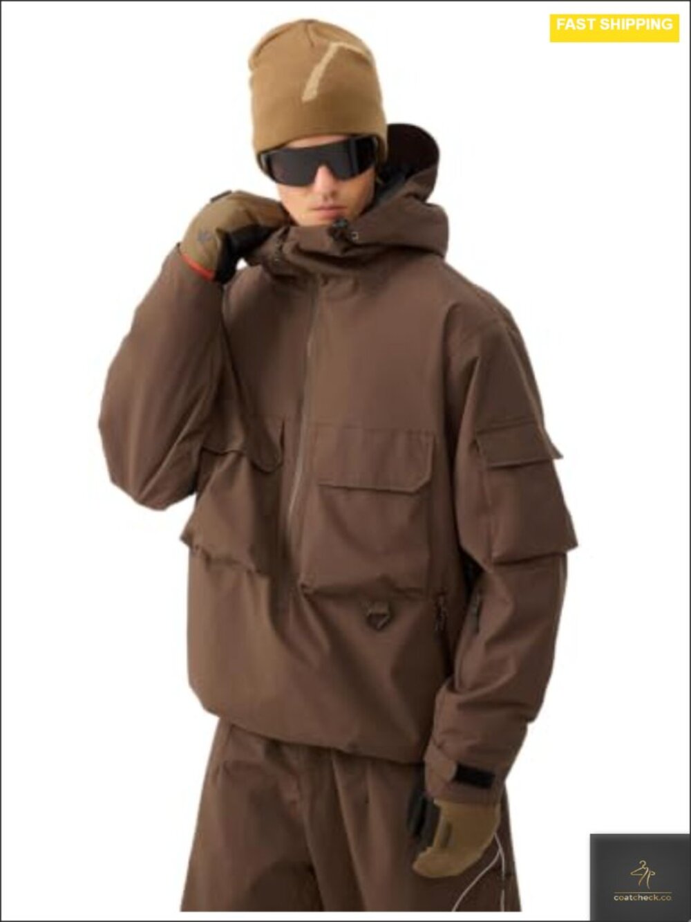 Unisex Ski Jacket Waterproof Snowboard Coat 20K
